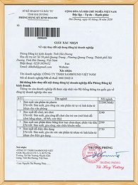 世邦塑胶-越南营业执照